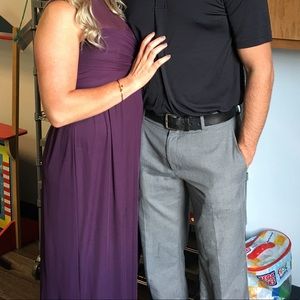 Maroon bridesmaid dress size 4